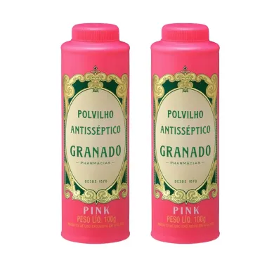 Kit 2 Polvilho Antisséptico Granado Pink com 100g