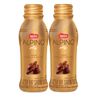 Kit 2 Bebida Lactea Alpino Nestlé 280ml