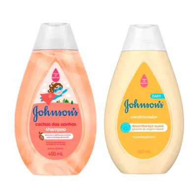 Shampoo Johnson's Cachos dos Sonhos e Condicionador