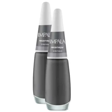 Kit 2 Esmalte Impala Cremoso Recomeço com 7,5ml