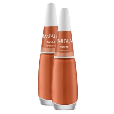 Kit 2 Esmalte Impala Cremoso Cafuné com 7,5ml