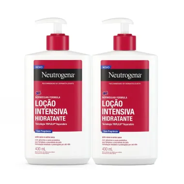 Kit 2 Loção Intensiva Hidratante Neutrogena Norwegian com Fragrância 400ml