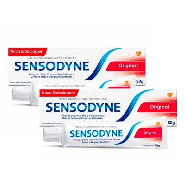 Kit 2 Creme Dental Sensodyne Original 50g