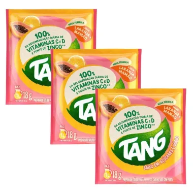 Suco em P&oacute; Tang Laranja e Mam&atilde;o 18g