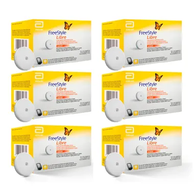 Kit 6 FreeStyle Libre Sensor 1 Unidade