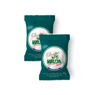 Kit 2 Pastilha Valda Diet 12g