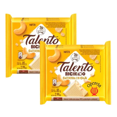 Kit 2 Chocolate Garoto Talento Opereta 85g