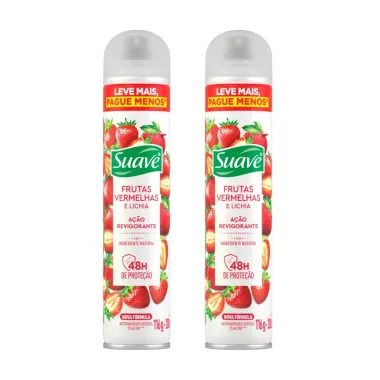 Kit 2 Desodorante Suave Frutas Vermelhas