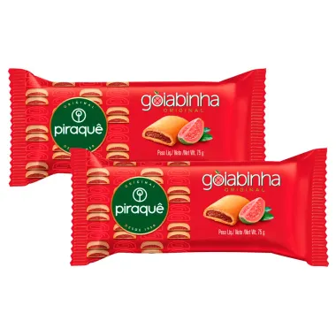 Biscoito Piraquê Recheio Goiabinha 75g