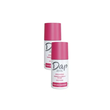 Kit 2 Desodorante Dap Roll-On Feminino Perfumado Antiperspirante 55ml