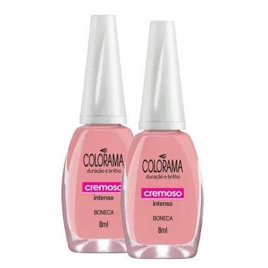 Kit 2 Esmalte Colorama Cor Boneca com 8ml