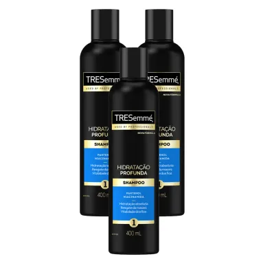 Kit Shampoo TRESemm&eacute; Hidrata&ccedil;&atilde;o Profunda 400ml