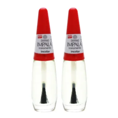 Kit 2 Base para Unha Impala Incolor 7,5ml