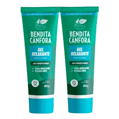 Kit 2 Bendita Cânfora Bravir Gel 80g