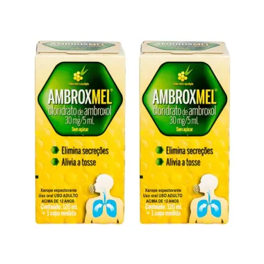Kit 2 Ambroxmel 30mg/5ml Xarope Adulto