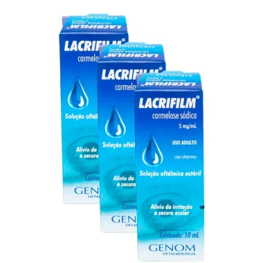 Kit 3 Lacrifilm Colírio 10ml
