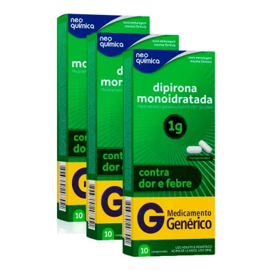 Dipirona Sódica 1g Neo Química
