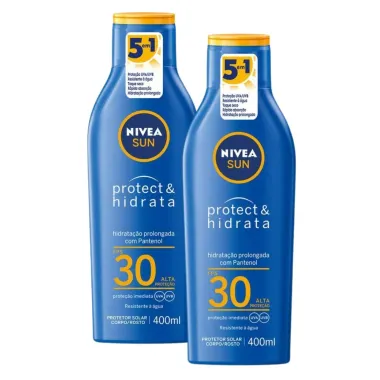 Protetor Solar Nivea Sun Protect & Hidrata FPS 30 Loção 400ml
