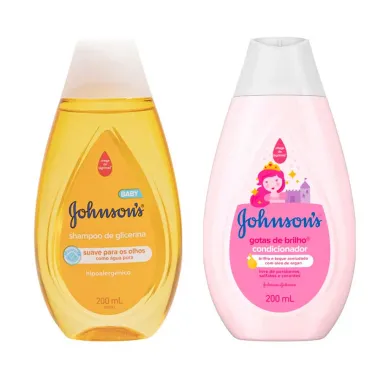 Shampoo Johnson's Baby e Condicionador