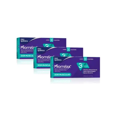 Kit 3 Miorrelax com 30 Comprimidos