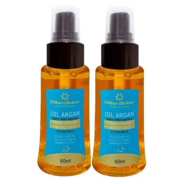 Kit 2 Finalizador Nutritivo Oil Argan Vitacélulas com 60ml