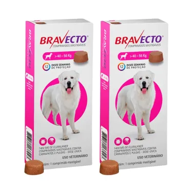Kit 2 Bravecto 1400MG 40KG A 56KG