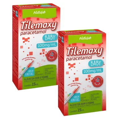 Kit 2 Tilemaxy Baby 100mg/ml Suspensão com 15ml