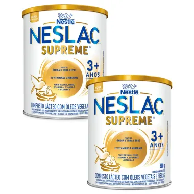 Kit 2 Neslac Supreme Composto Lácteo 800g