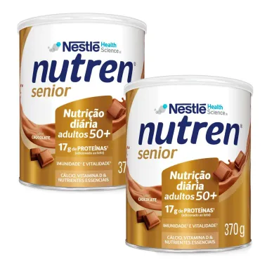 Kit 2 Nutren Senior Composto Lácteo Chocolate 370g