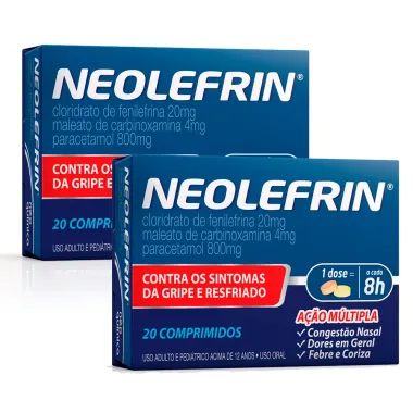 Neolefrin com 20 Comprimidos Caixa