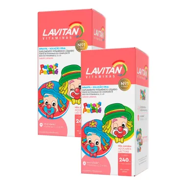 Kit 2 Lavitan Infantil Solução Oral Sabor Laranja com 240ml