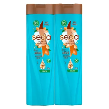 Shampoo Seda Joias da Natureza Óleo de Argan 325ml Frasco