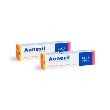 Kit 2 Acnezil Gel Secativo Antiacne 10g