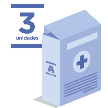 DPrev 50000UI com 8 Comprimidos | Kit com tr&ecirc;s unidades