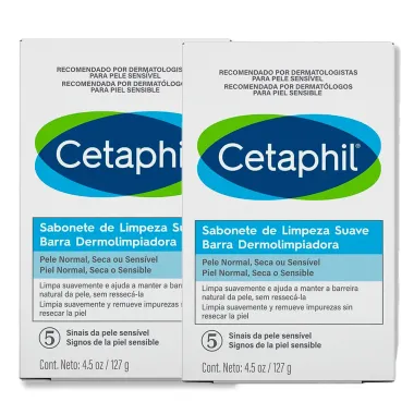 Kit 2 Cetaphil Sabonete em Barra