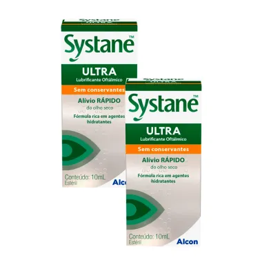 Kit 2 Systane Ultra Sem Conservantes Colírio com 10ml