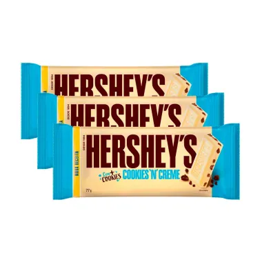 Kit 3 Chocolate Hershey's Cookies 'N' Creme