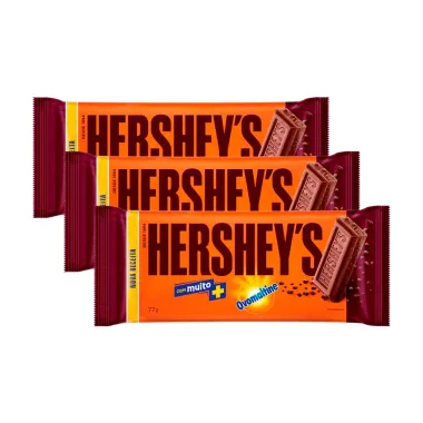 Kit 3 Chocolate Hershey's Ovomaltine
