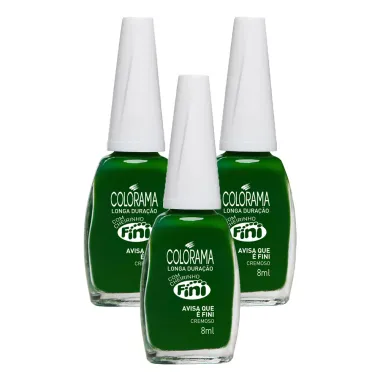 Kit 3 Esmalte Colorama Fini Cor Avisa Que é Fini 8ml