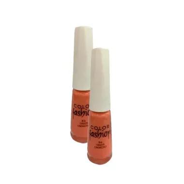 Kit 2 Esmalte Color Fashion Cremoso Cor Trufa 8ml