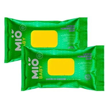 Kit 2 Pacotes Len&ccedil;os Umedecido Mi&oacute; Frente