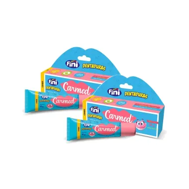 Kit 2 Carmed Fini Dentadura Hidratante Labial 10g