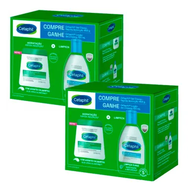 Kit 2 Cetaphil Gel Creme 453g e Ganhe Cetaphil Loção