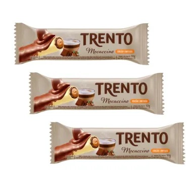 Kit 3 Chocolate Trento Mocaccino 32g
