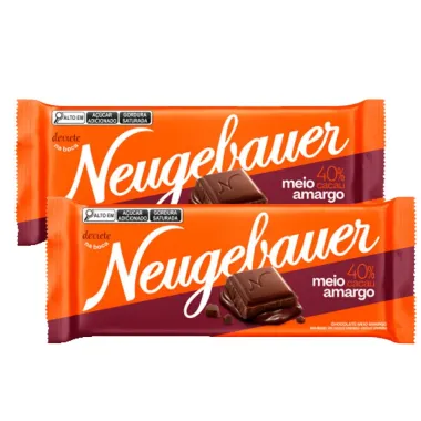 Chocolate Neugebauer Meio Amargo 40% 80g