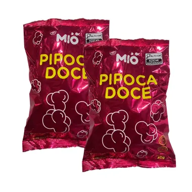Kit 2 Pipoca Doce Mió 40g Pacote