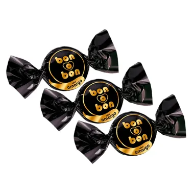 Kit 3 Bombom Bon O Bon Sabor Amargo 15g