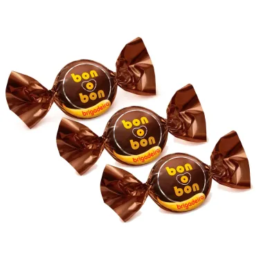 Kit 3 Bombom Bon O Bon Sabor Brigadeiro 15g com 1 Unidade
