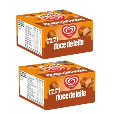 Kit 2 Sorvete Kibon Mini Doce de Leite 92g