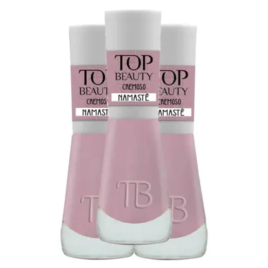 Esmalte Top Beauty Cremoso Cor Namastê Kit
